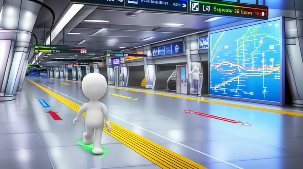 왕십리역 환승 통로 안내