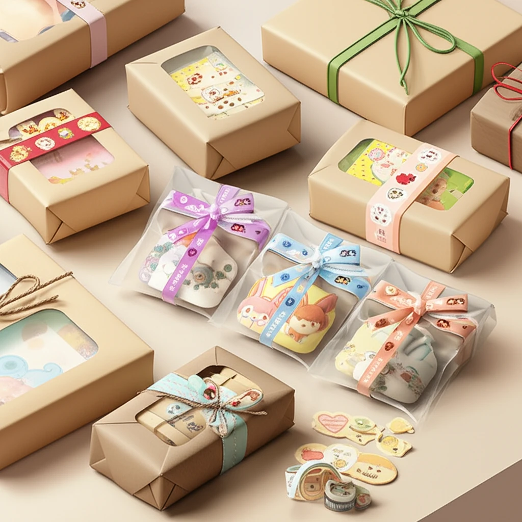 입학 선물 포장 예시