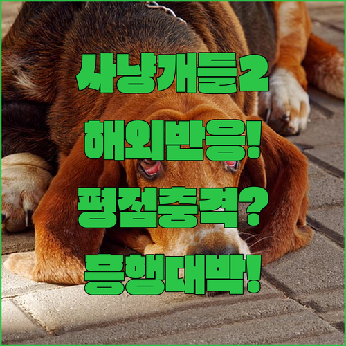 사냥개들2 해외 반응 총정리 | 글로벌 평점과 흥행 성적