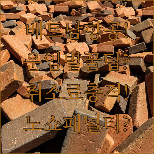 베트남항공 운임 종류별 취소 수수료 및 노쇼 패널티 비교